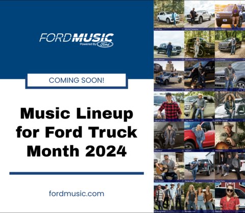 COMING SOON: Music Lineup for Ford Truck Month 2024 - Yahoo Finance