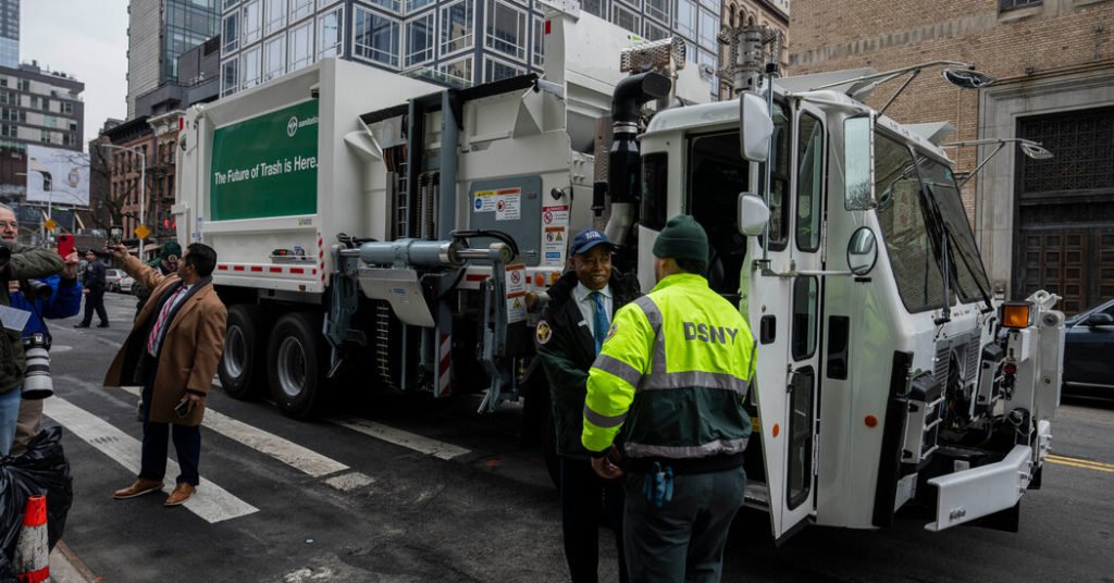 Look, No Hands: Meet New York City's Garbage Truck of the Future - The New York Times