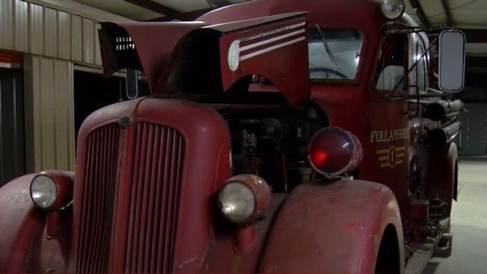 Follansbee's fiery past: Historic 1943 fire truck returns home for a revamp - WTOV Steubenville