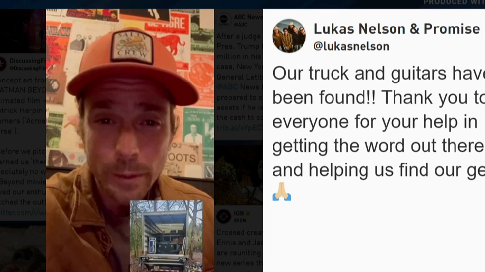 Stolen truck, equipment of Lukas Nelson's band recovered in Seattle - KOMO News