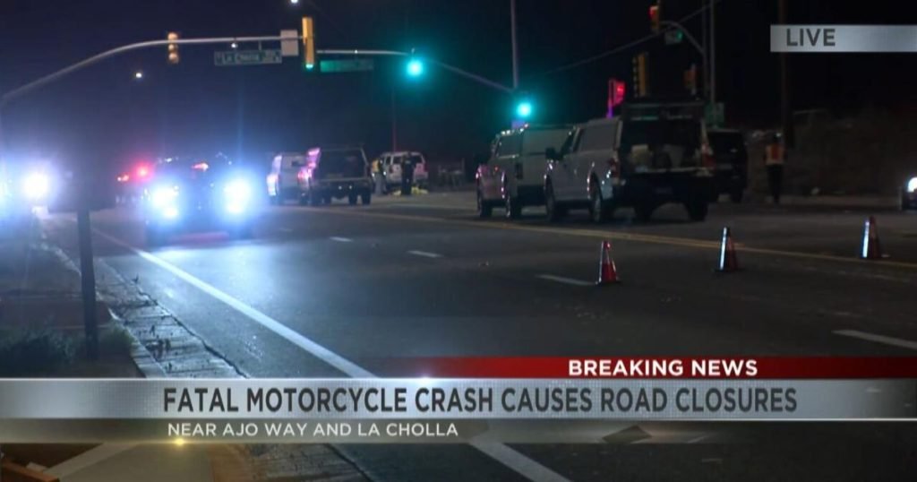 Fatal motorcycle crash on Tucson's southwest side | Local | kvoa.com - KVOA Tucson News