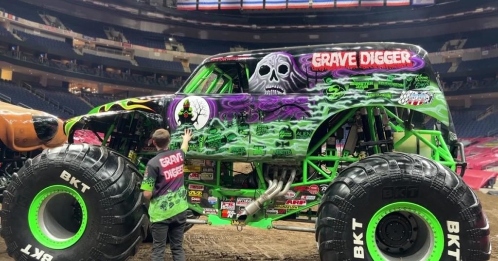 Monster Jam truck driver offers a look behind the scenes at UBS Arena - CBS New York