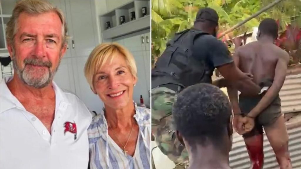 Bloodied suspect in missing Americans' Caribbean yacht hijacking tossed into truck during arrest, video shows - Yahoo News