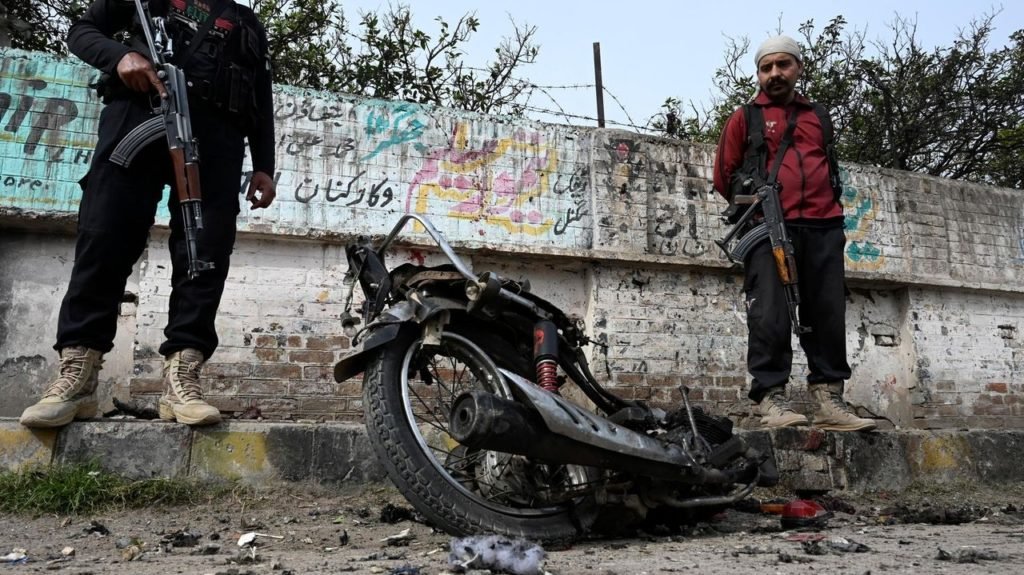 2 killed as a motorcycle loaded with explosives detonates in the Pakistani city of Peshawar - Newsday