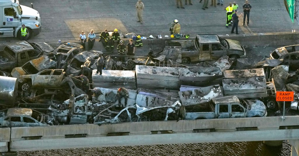 Truck Driver Charged Over Role in Deadly 'Super Fog' Pileup in Louisiana - The New York Times
