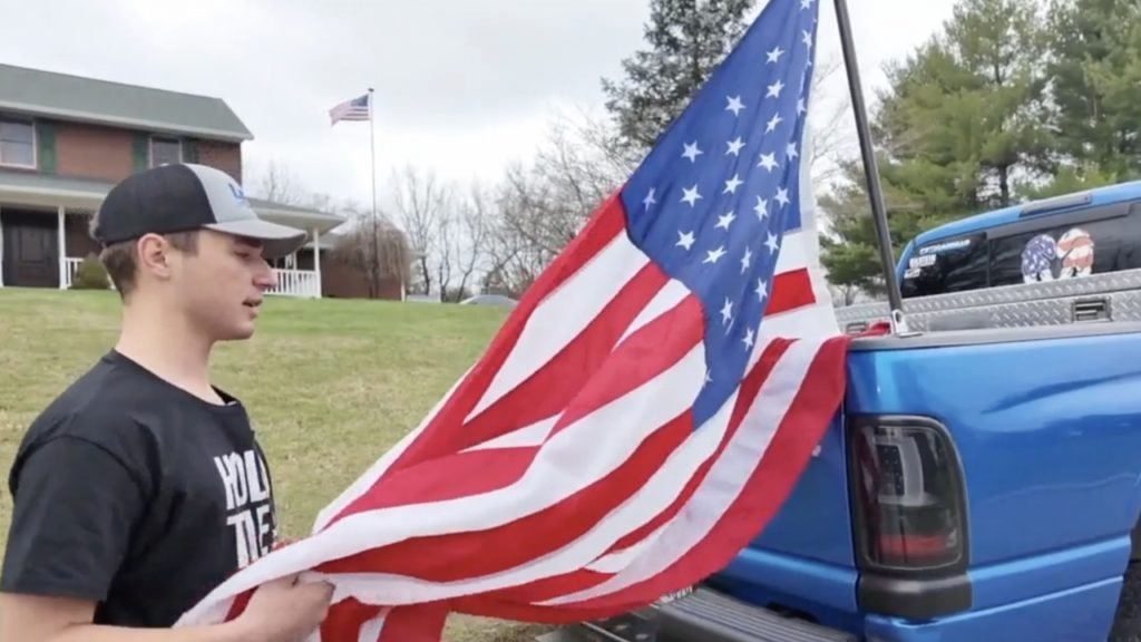 Indiana school asks student to remove US flag from his truck - Scripps News