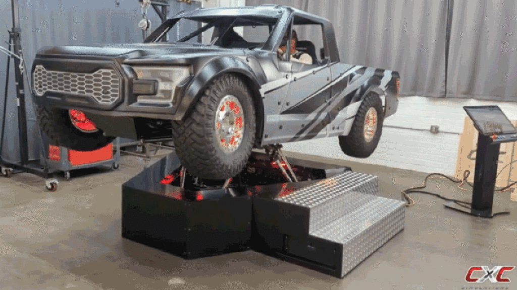 This Full-Motion Truck Sim Racing Rig Brings Baja To Your Living Room - Jalopnik
