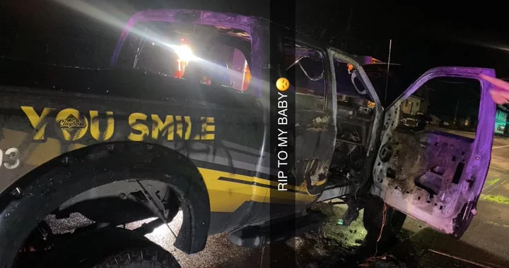 A Black Business Owner's Work Truck Was Firebombed and Spray-Painted With the N-Word in Eureka, Owner Says - Lost Coast Outpost