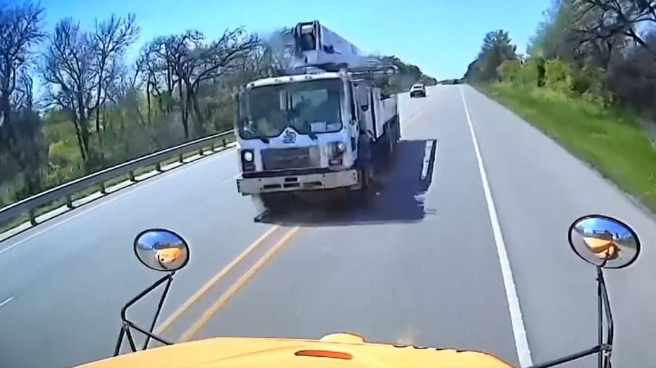 Dashcam video shows cement truck plowing into Texas school bus, killing boy and man - Fox News