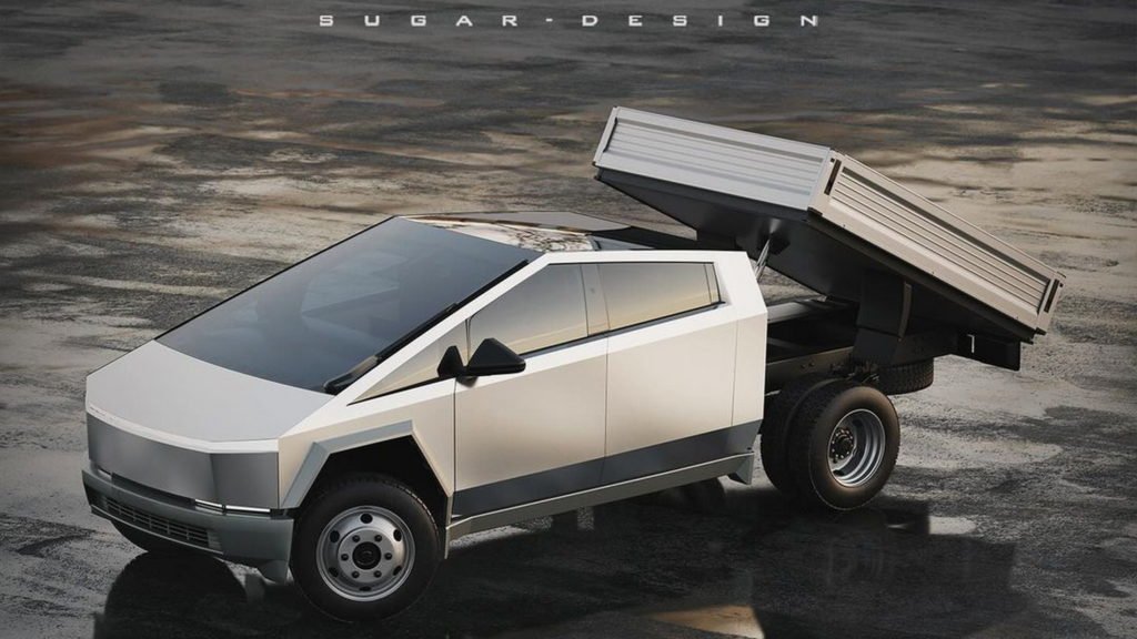 Does The Tesla Cybertruck Cut It As A Dump Truck Or A Military Machine? - CarScoops