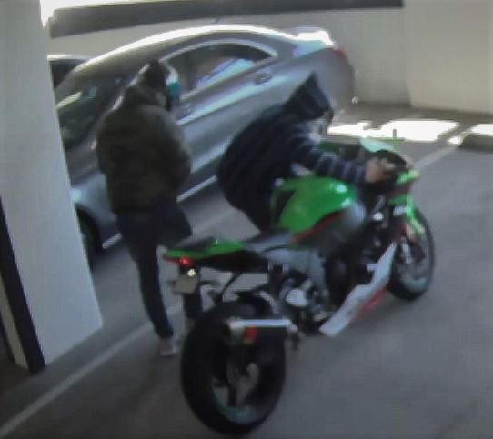The Irvine Police tracked down a motorcycle thief when he tried to re-enter the U.S. - New Santa Ana