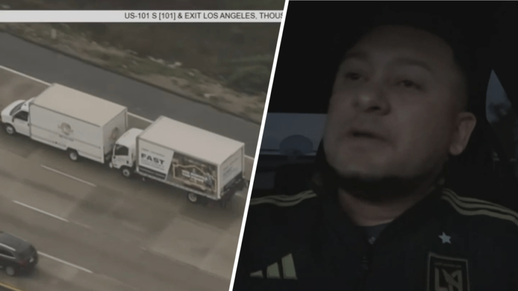 ‘I was angry in that moment': Box truck driver hit by pursuit suspect speaks out - NBC Southern California
