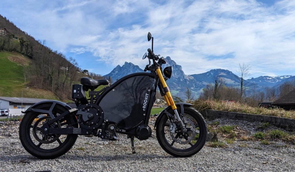 The 62MPH eROCKIT “Human Hybrid” Electric Motorcycle Is Pedal-Operated - CleanTechnica