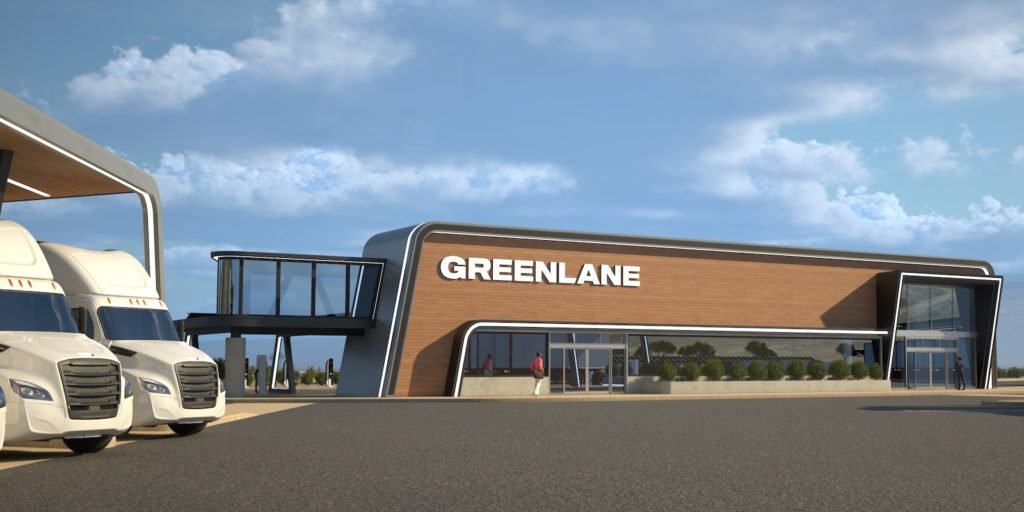 Greenlane announces LA to LV charging corridor for commercial trucks - Electrek
