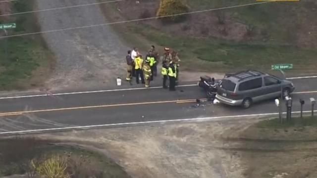 Two killed in van-motorcycle crash on Old Weaver Trail in Granville County - WRAL News