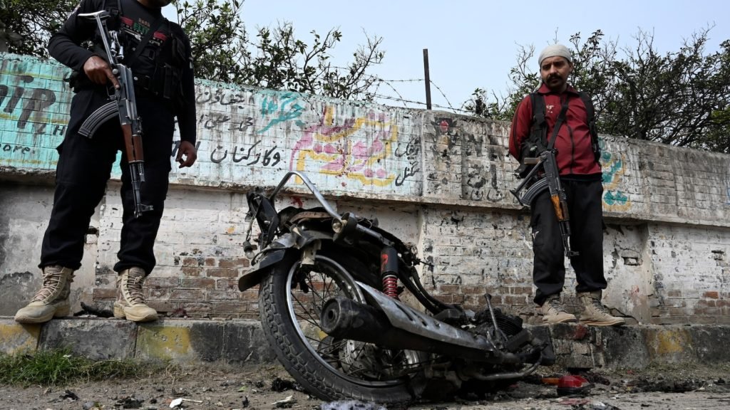 2 killed as a motorcycle loaded with explosives detonates in the Pakistani city of Peshawar - ABC News