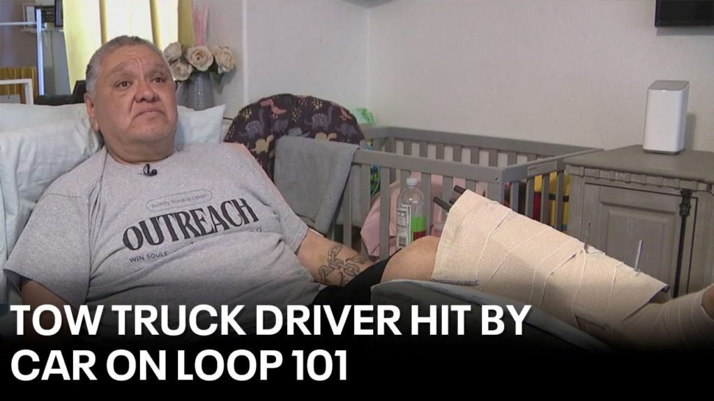 Tow truck driver recovering after getting hit by car - FOX 10 News Phoenix