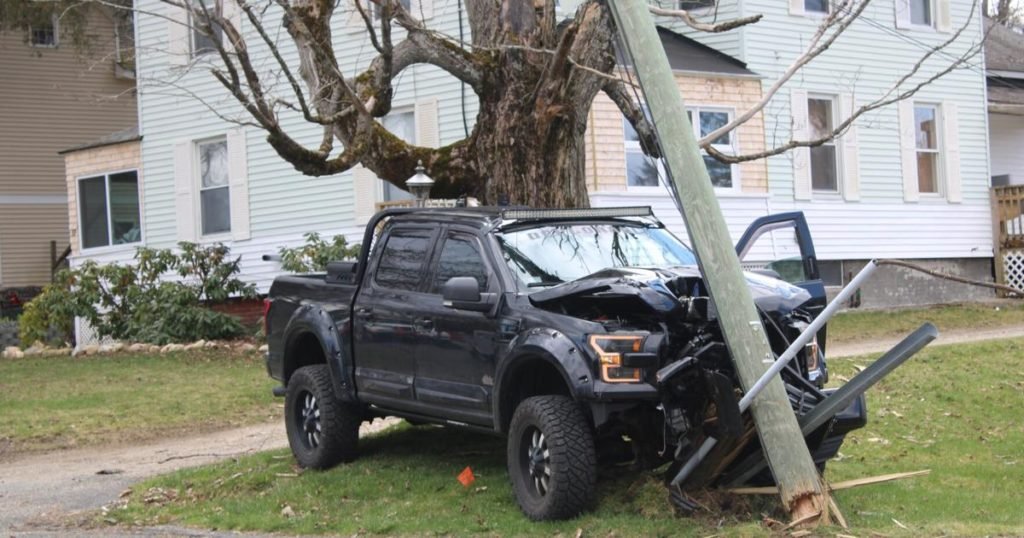A pickup truck crashed into a utility pole in Dalton, causing live power lines to fall in a residential neighborhood - Berkshire Eagle
