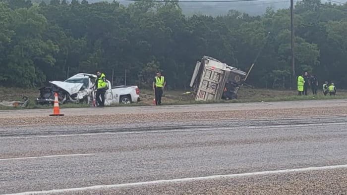 Man survives after dump truck lands on him during crash; other driver killed - KSAT San Antonio