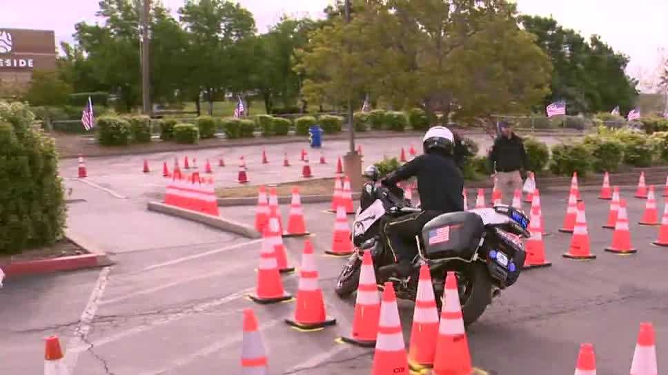 Motorcycle officers' skills put to the test at Folsom competition - KCRA Sacramento