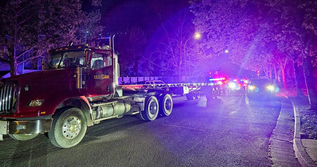 Stolen semi-truck leads Petaluma police in pursuit; S.F. man arrested - CBS News