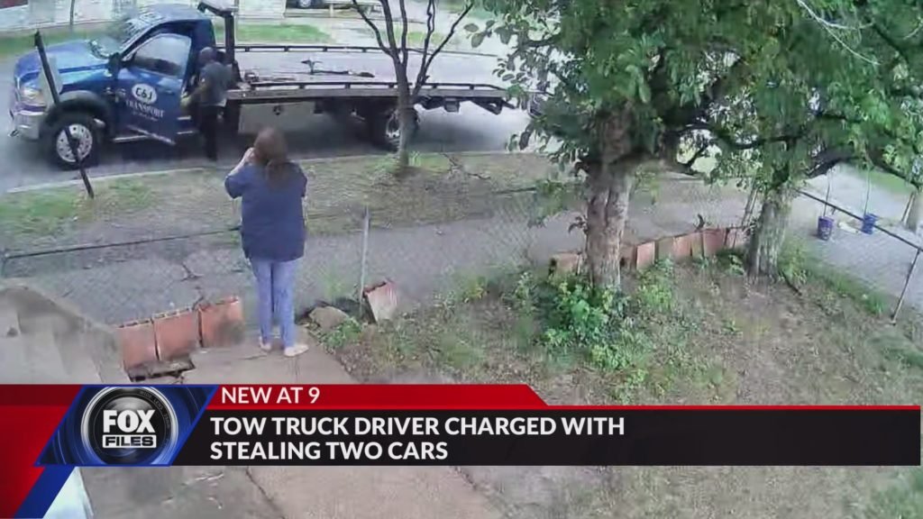 Tow truck driver nabbed in car thefts with help of bold resident - KTVI Fox 2 St. Louis