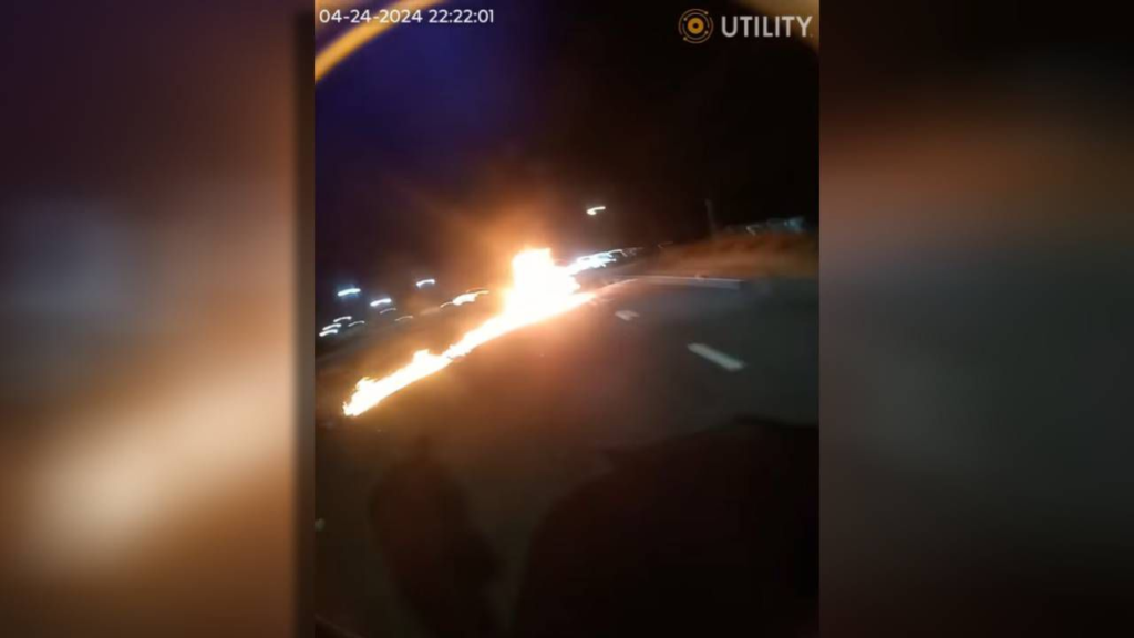 Motorcycle chase with Lilburn Police ends in painful, fiery crash for driver - WSB Atlanta