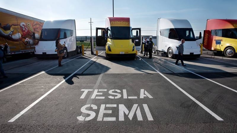 Tesla Semi in short supply for PepsiCo; other customers use competing EV trucks - Autoblog