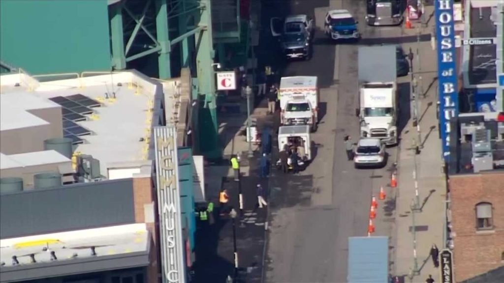 Ambulances, tow truck respond to reported crash at Boston's Fenway Park - WCVB Boston