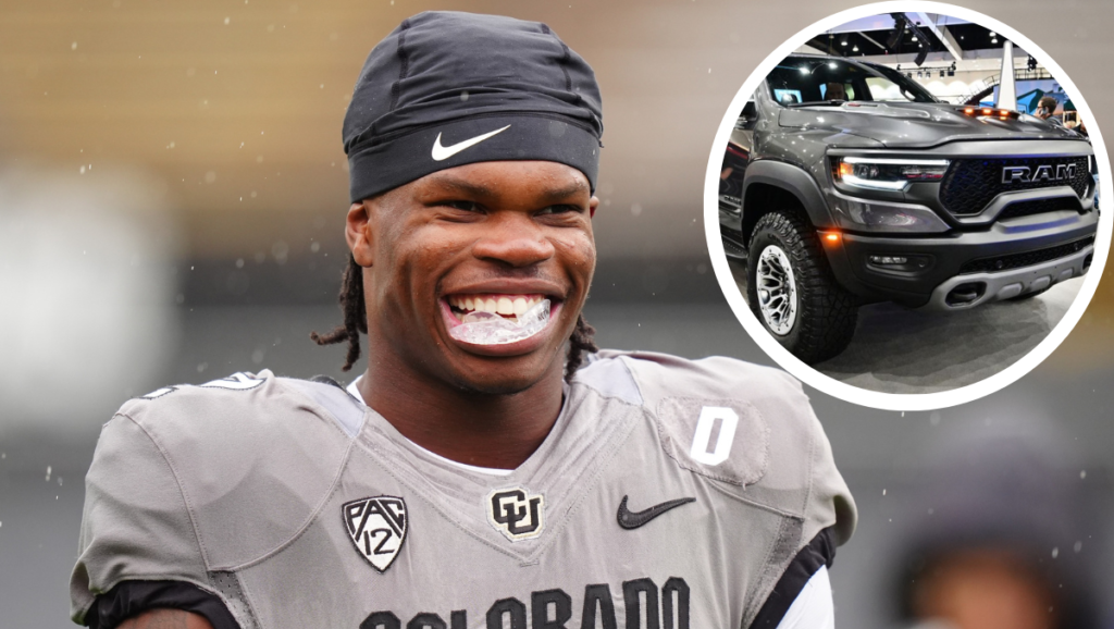 Travis Hunter Jr.'s Fiancée Surprises Him With Custom Pickup Truck For His 21st Birthday - Outkick