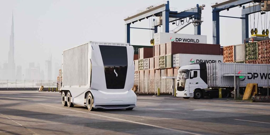 DP World and Einride to deploy the largest autonomous electric truck fleet in the Middle East - Electrek