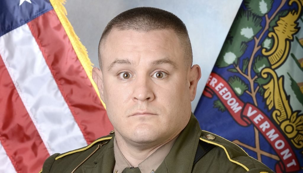 Vermont State Police Cpl. Eric Vitali of the Royalton Barracks is seen in this 2021 photo.