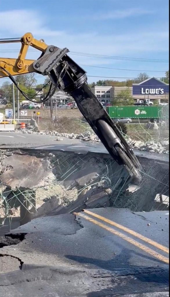 I-95 overpass in Connecticut scorched during a fuel truck inferno demolished - Hartford Courant