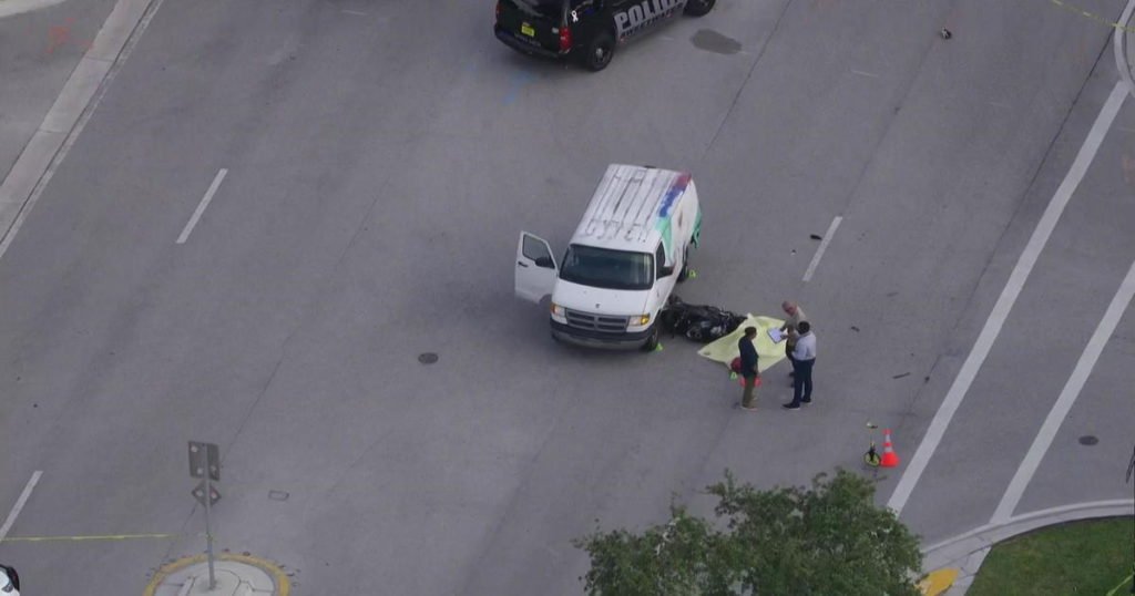 Fatal motorcycle crash under investigation in NW Miami-Dade - CBS Miami