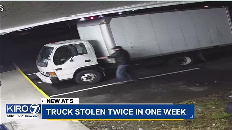 ‘I do feel attacked. I do feel betrayed,’ Tacoma business owner’s truck stolen twice within days - KIRO Seattle