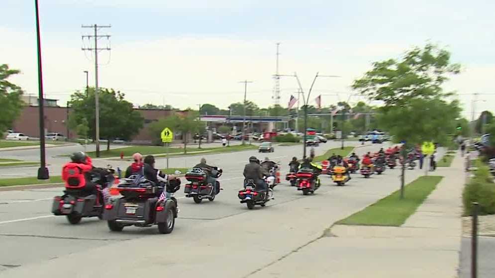 Motorcycle ride raises money, support for families of fallen police officers - WISN Milwaukee