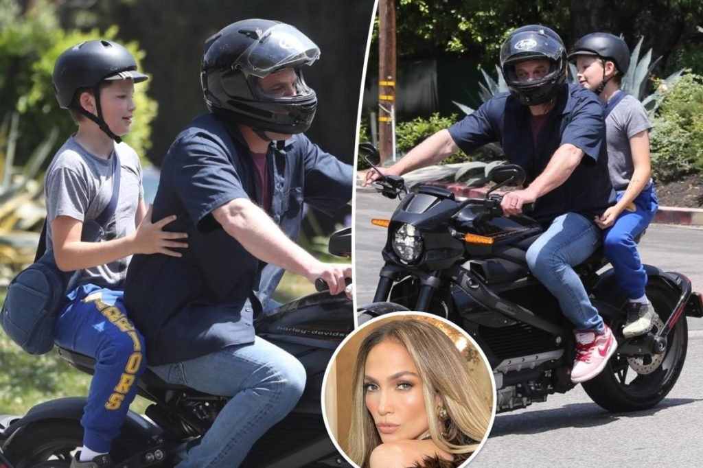 Ben Affleck takes son Samuel, 12, on a motorcycle ride as Jennifer Lopez vacations in Italy - Page Six