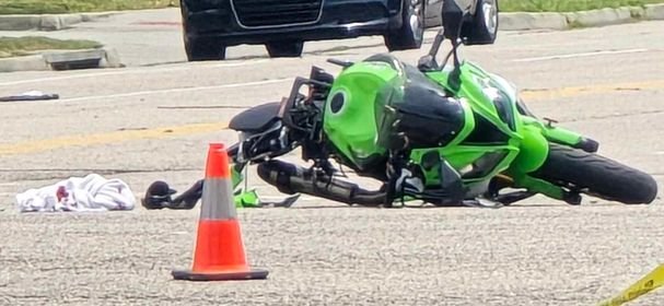 Woman in hospital after motorcycle-vehicle crash in Newport News - WAVY.com