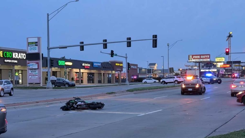 Omaha motorcycle crash sends one to hospital - KETV Omaha