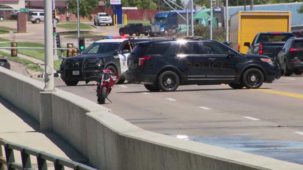 Omaha crash involving motorcycle injures one person - KETV Omaha