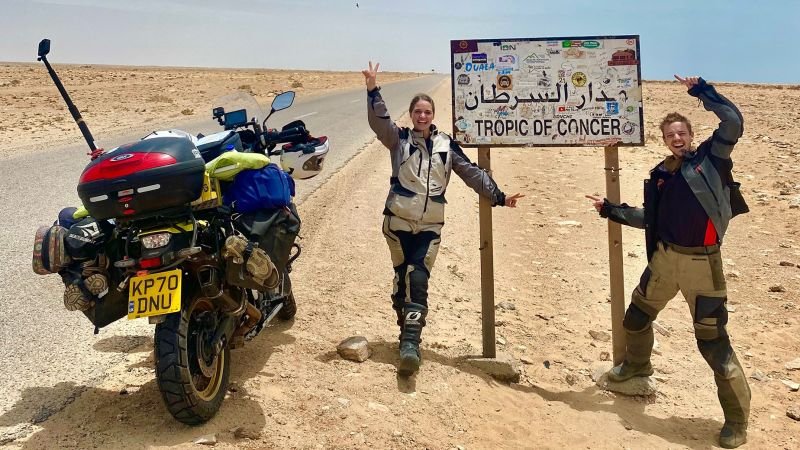 They set off around the world on a motorcycle and ‘fell off many times.’ Now they’re in the record books - CNN